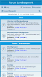 Mobile Screenshot of forum.lehrbergwerk.de
