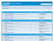 Tablet Screenshot of forum.lehrbergwerk.de